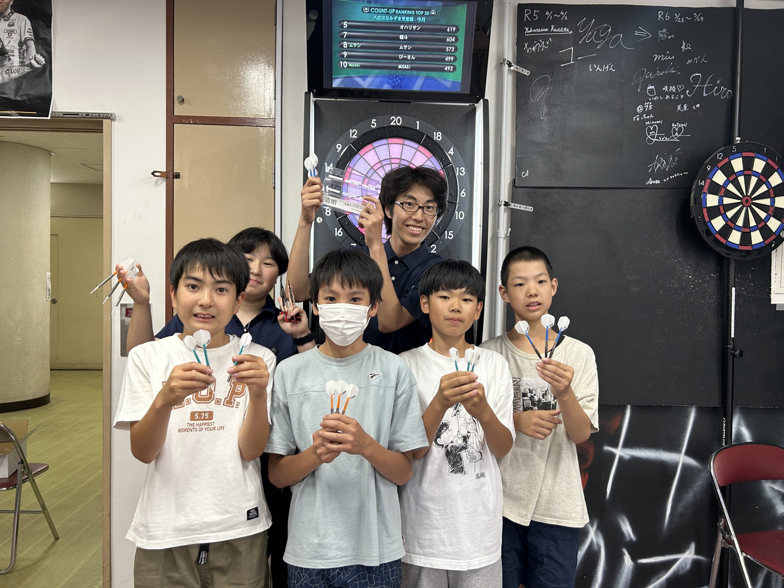 ダーツリユース企画 若きダーツプレイヤーへつなぐバトン